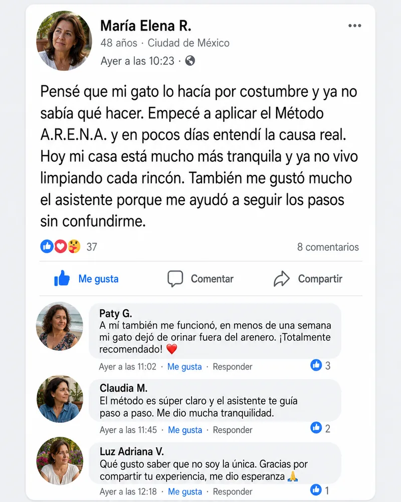 Reseña de María Elena R. — Ciudad de México sobre el Método A.R.E.N.A.